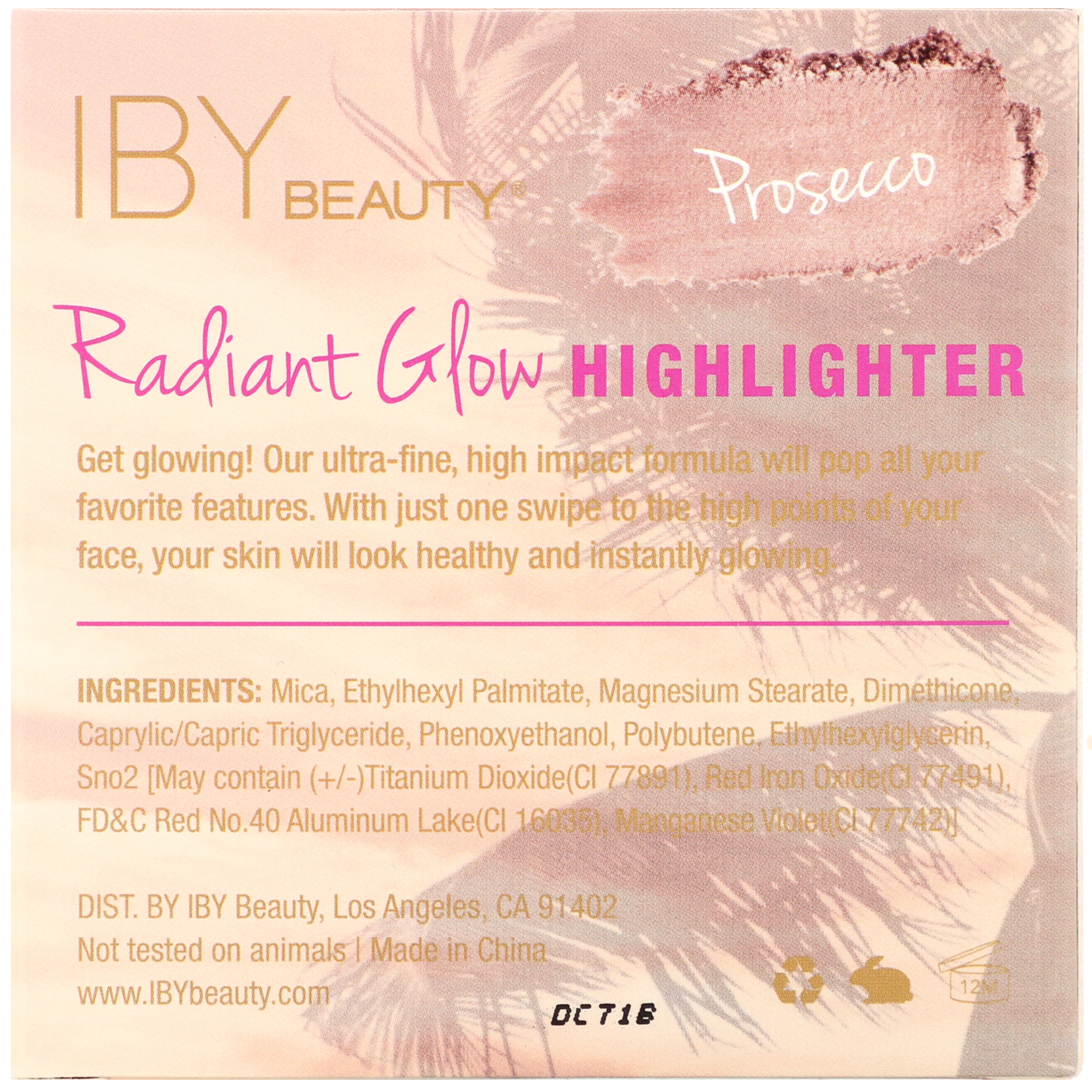 IBY Beauty, Radiant Glow Highlighter, Prosecco, 0.17 oz (5 g) - Imagem 3