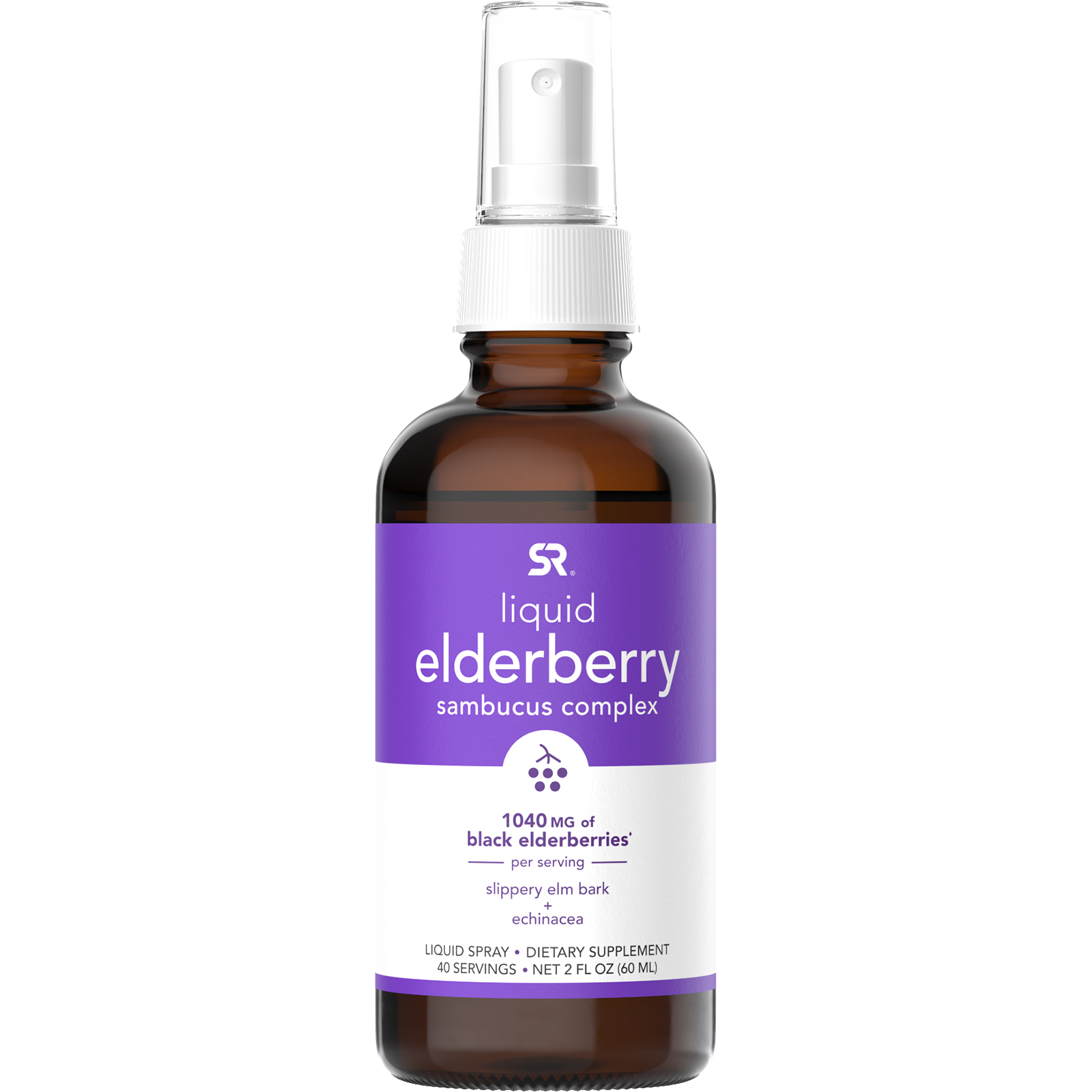 Sports Research, Liquid Elderberry Sambucus Complex Spray, 1,040 mg, 2 fl oz (60 ml) - Imagem 3