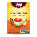 Comprar yogi tea, chai rooibos, caffeine free, 16 tea bags, 1. 27 oz (36 g) preço no brasil alimentos chá cha chai chá de rooibos marcas a-z yogi tea suplemento importado loja 1 online promoção -