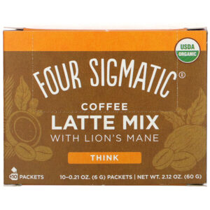 Comprar four sigmatic, coffee latte mix with lion's mane, 10 packets, 0. 21 oz (6 g) each preço no brasil alimentos & lanches sucos suplemento importado loja 57 online promoção -