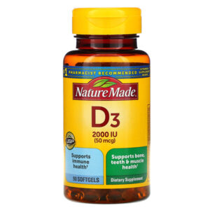 Comprar nature made, vitamin d3, 50 mcg, 90 softgels preço no brasil suplementos vitamina d vitaminas suplemento importado loja 27 online promoção -