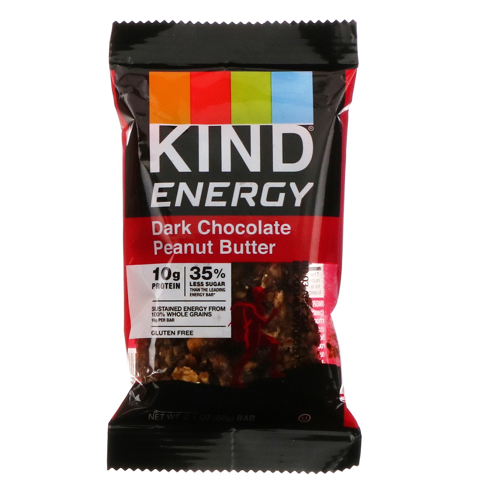 KIND Bars, Energy, Dark Chocolate Peanut Butter , 12 Bars, 2.1 oz (60 g) Each - Imagem 4