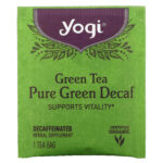 Comprar yogi tea, chá verde, descafeinado pure green, 16 sachês de chá, 1,09 oz (31 g) preço no brasil alimentos chá chá verde, mercearia marcas a-z yogi tea suplemento importado loja 5 online promoção -