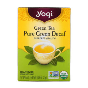 Comprar yogi tea, chá verde, descafeinado pure green, 16 sachês de chá, 1,09 oz (31 g) preço no brasil alimentos chá chá de ervas chás medicinais marcas a-z yogi tea suplemento importado loja 35 online promoção -