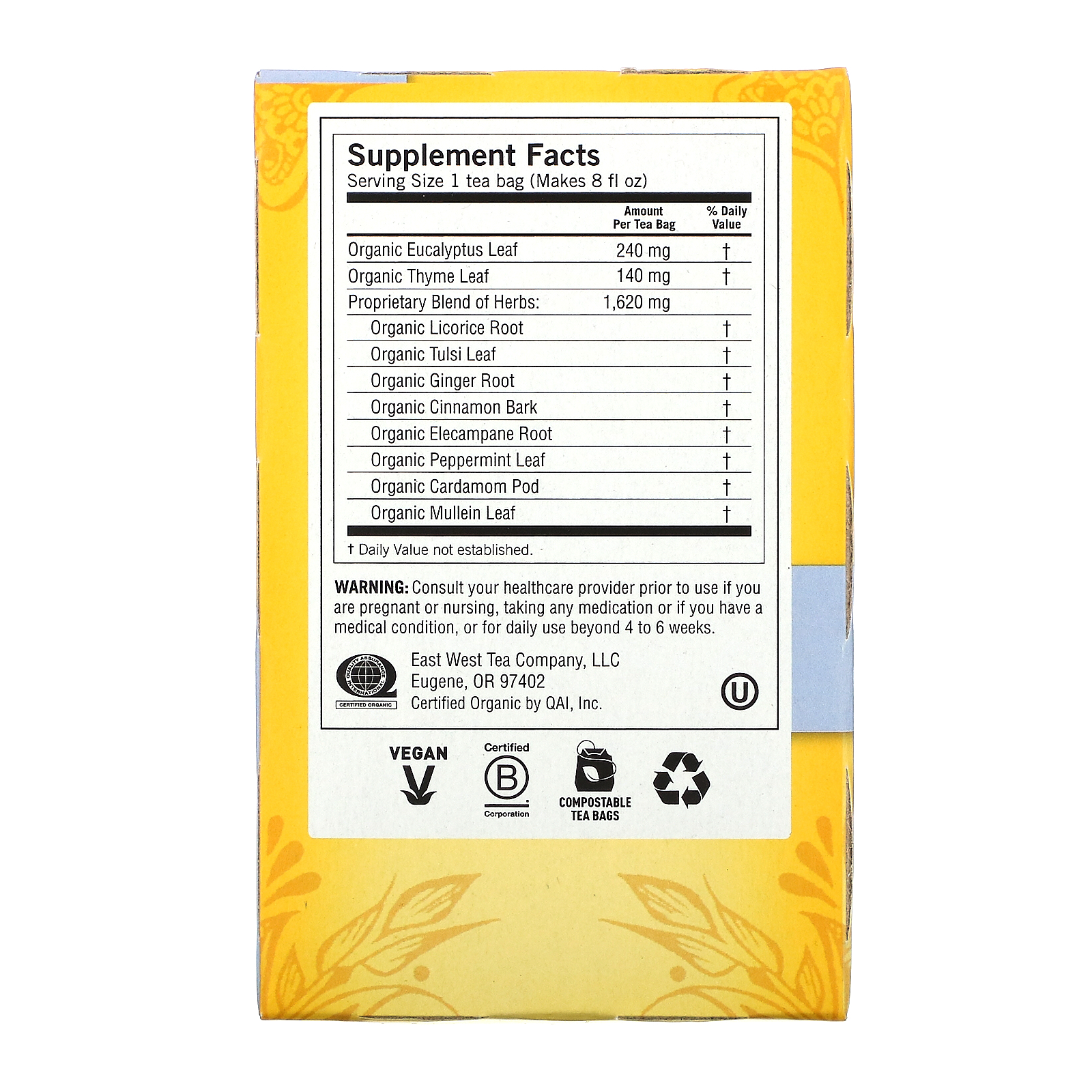 Yogi Tea, Breathe Deep, Caffeine Free, 16 Tea Bags, 1.12 oz (32 g) - Imagem 2