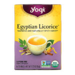 Comprar yogi tea, alcaçuz egípcio, sem cafeína, 16 saquinhos de chá, 36 g (1,27 oz) preço no brasil alimentos chá chá de alcaçuz marcas a-z yogi tea suplemento importado loja 1 online promoção -