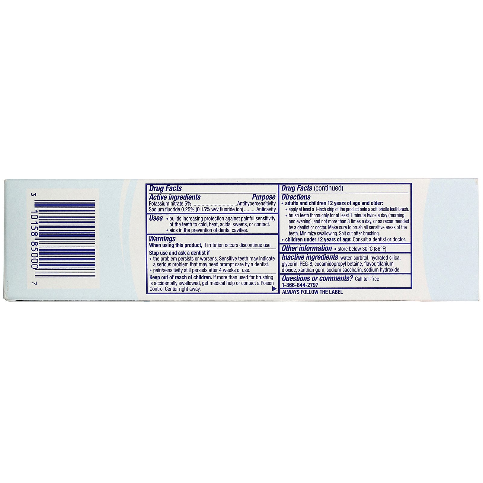 Sensodyne, ProNamel, Gentle Whitening Toothpaste, 4.0 oz (113 g) - Imagem 3