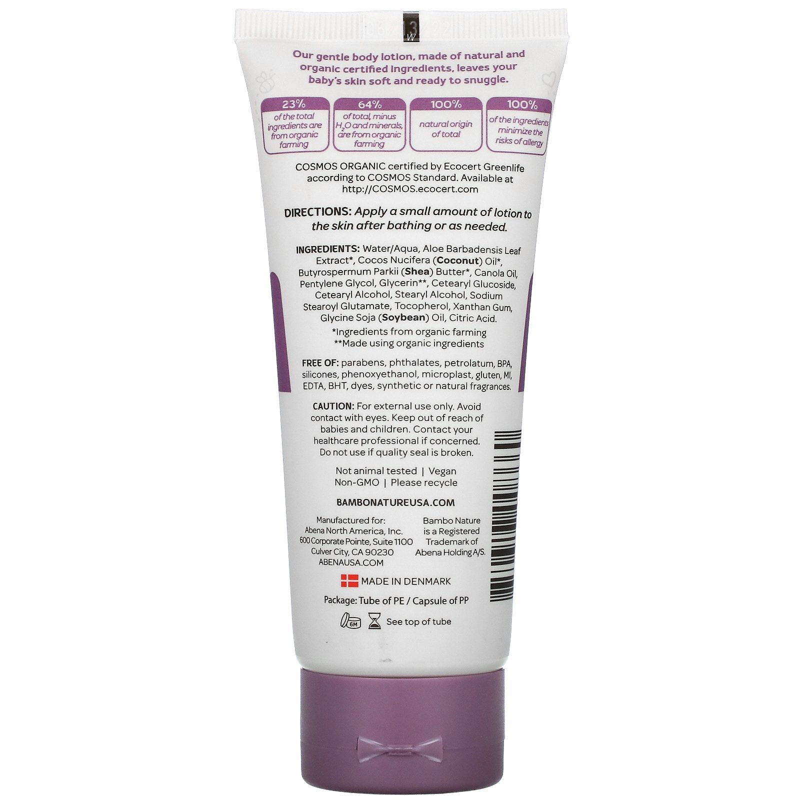 Bambo Nature, Snuggle Time Body Lotion, 3.4 fl oz (100 ml) - Imagem 2