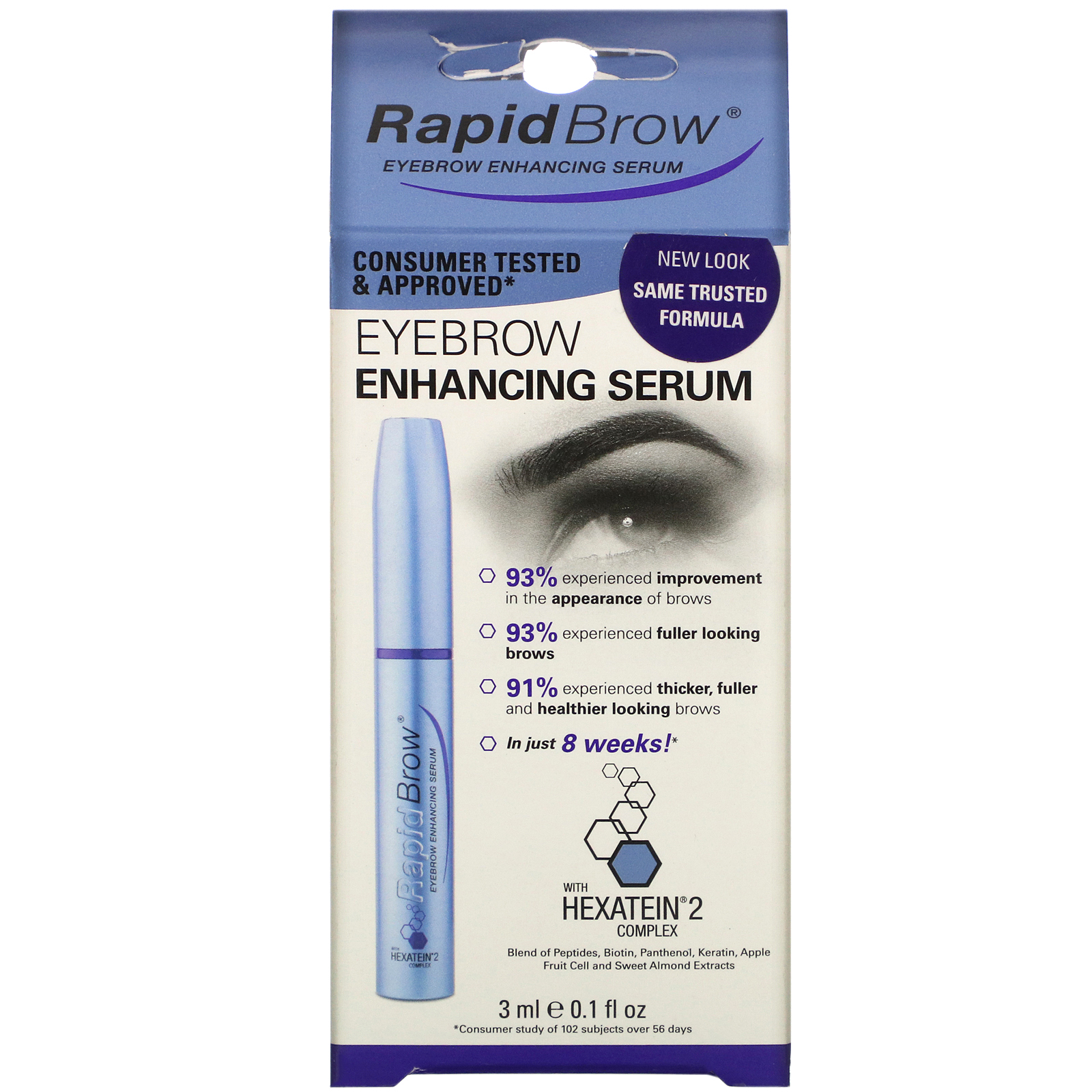 RapidLash, Sérum volumizador de sobrancelhas, 3 ml - Imagem 2