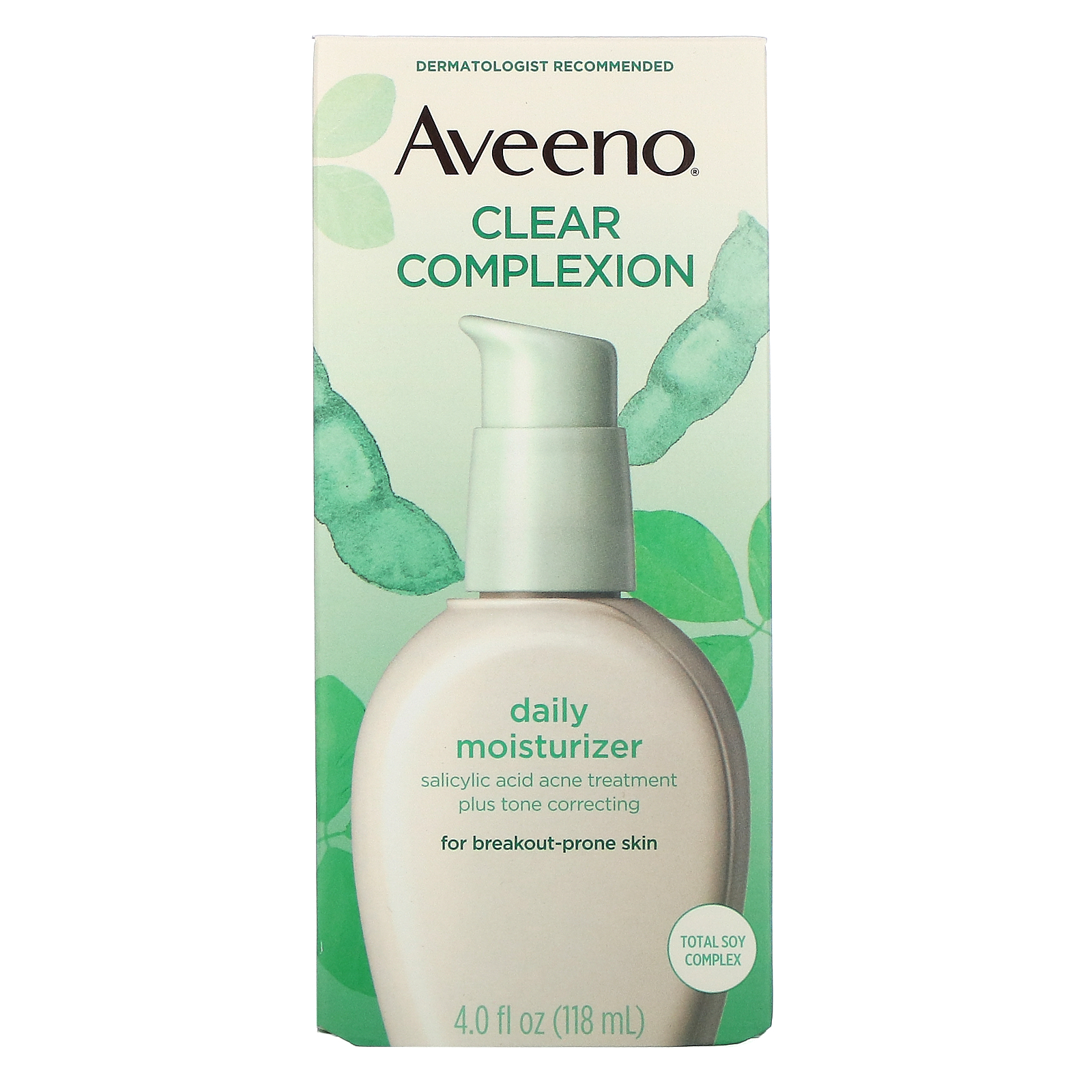 Aveeno, Ativos Naturais, Face Limpa, Hidratante Diário, 4 fl oz (120 ml) - Imagem 2