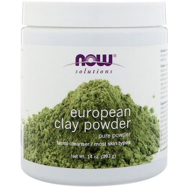 Now Foods, Solutions, Pó de Argila Europeia, 14 oz (397 g)