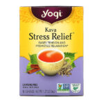 Comprar yogi tea, kava estresse relief, sem cafeína, 16 saquinhos de chá, 36 g (1,27 oz) preço no brasil alimentos chá chá de ervas chás medicinais marcas a-z yogi tea suplemento importado loja 1 online promoção -