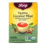 Comprar yogi tea, licorice egípcio de menta, sem cafeína, 16 saquinhos de chá, 1,12 oz (32 g) preço no brasil alimentos chá chá de ervas chá de gengibre marcas a-z pukka herbs suplemento importado loja 7 online promoção -