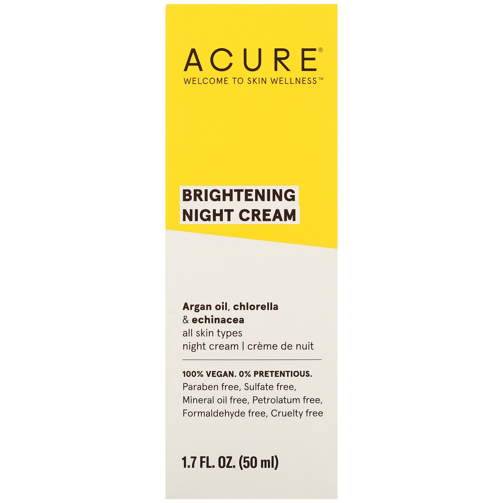 Acure, Brightening Night Cream, 1.7 fl oz (50 ml) - Imagem 2