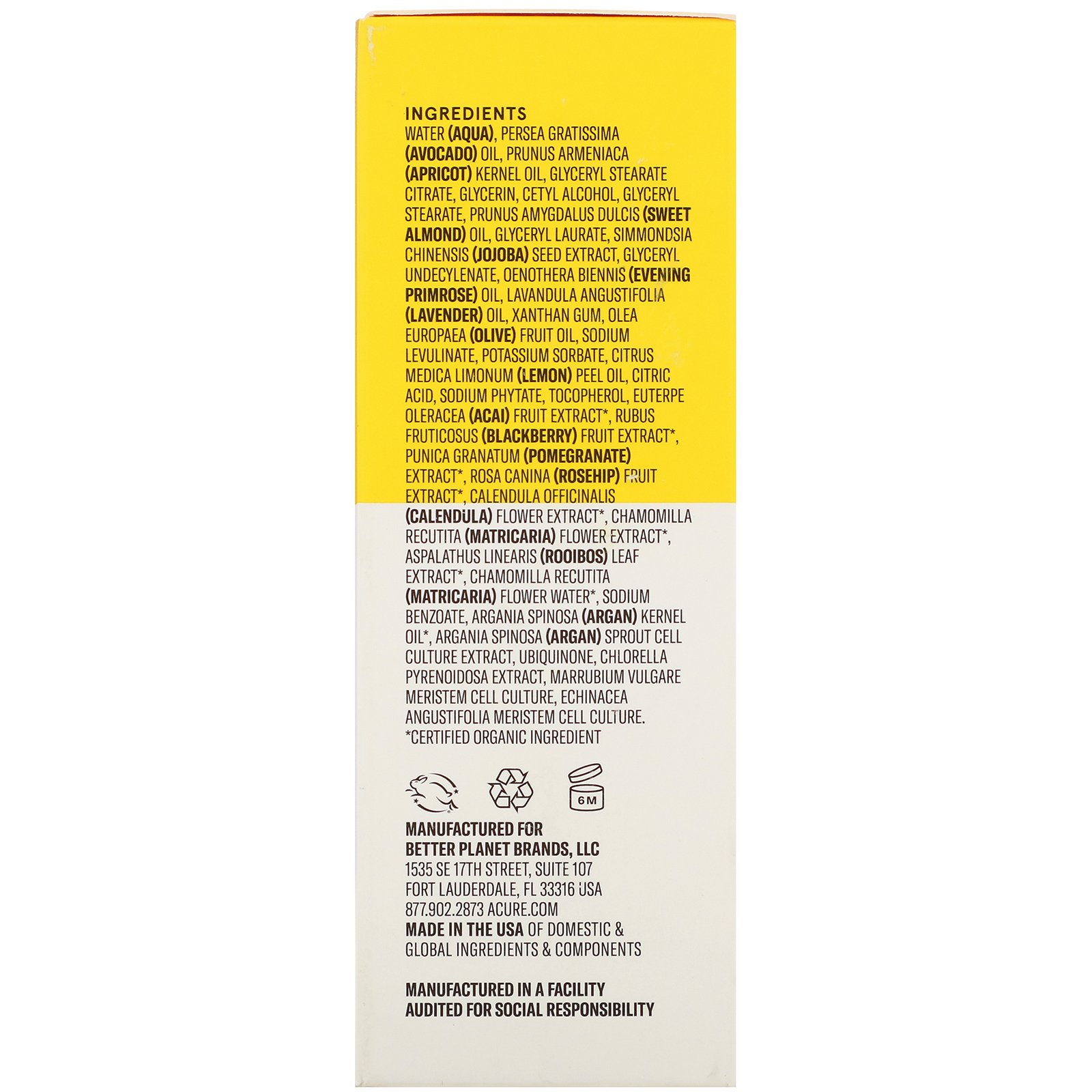 Acure, Brightening Night Cream, 1.7 fl oz (50 ml) - Imagem 3