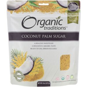 Comprar organic traditions, açúcar de coqueiro, 8 oz (227 g) preço no brasil alimentos & lanches sucos suplemento importado loja 35 online promoção -