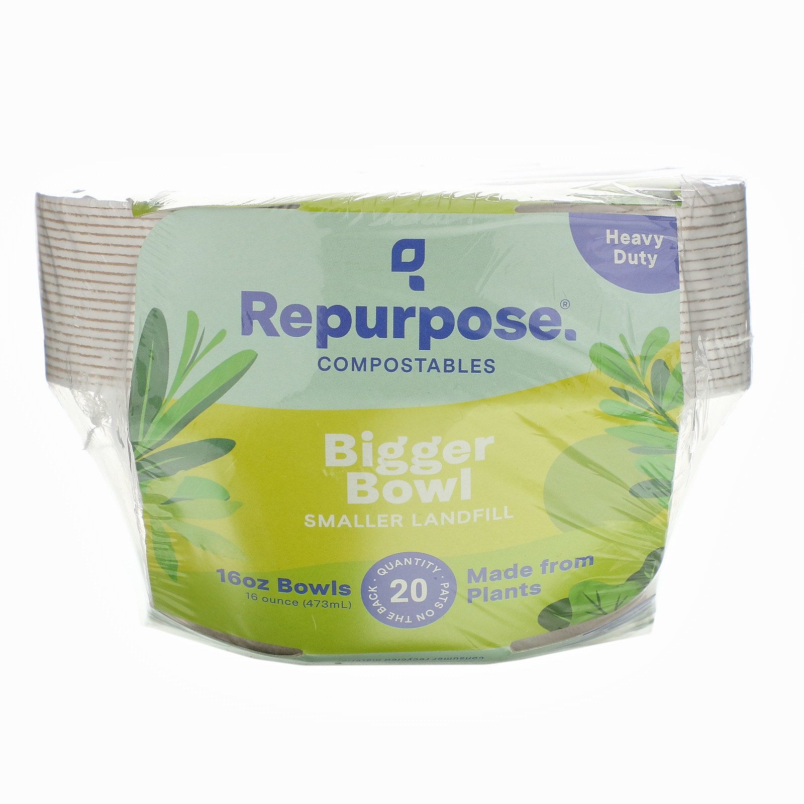 Repurpose, Heavy Duty, 16 oz Bowls, 20 Count - Imagem 2