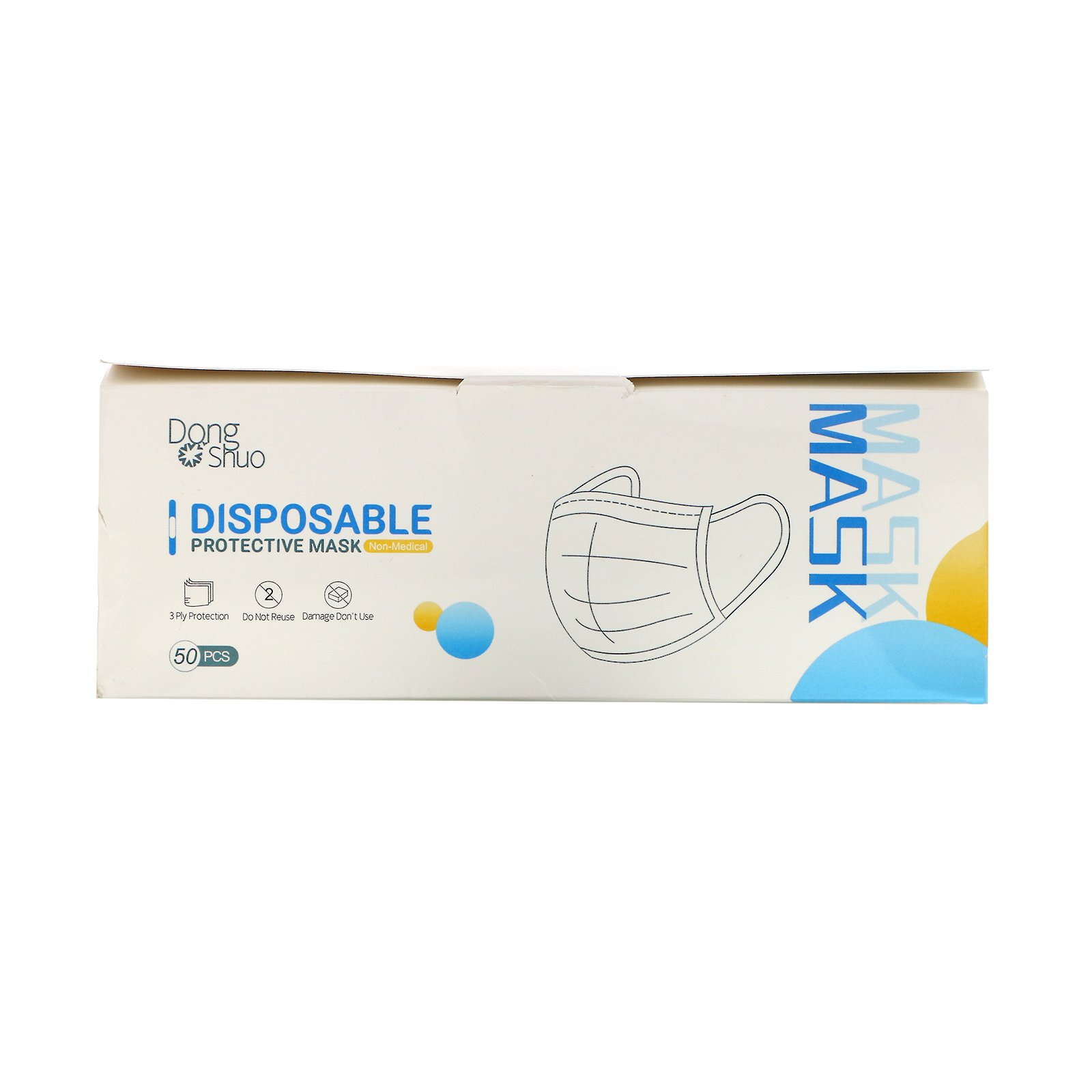 Landsberg, 3 Ply Disposable Protective Face Mask, 50 Pack - Imagem 2