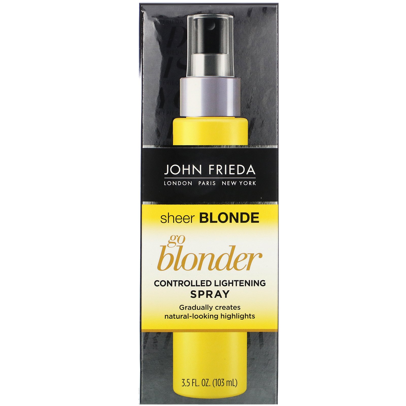 John Frieda, Sheer Blonde, Go Blonder, Spray clareador controlado, 103 ml - Imagem 2