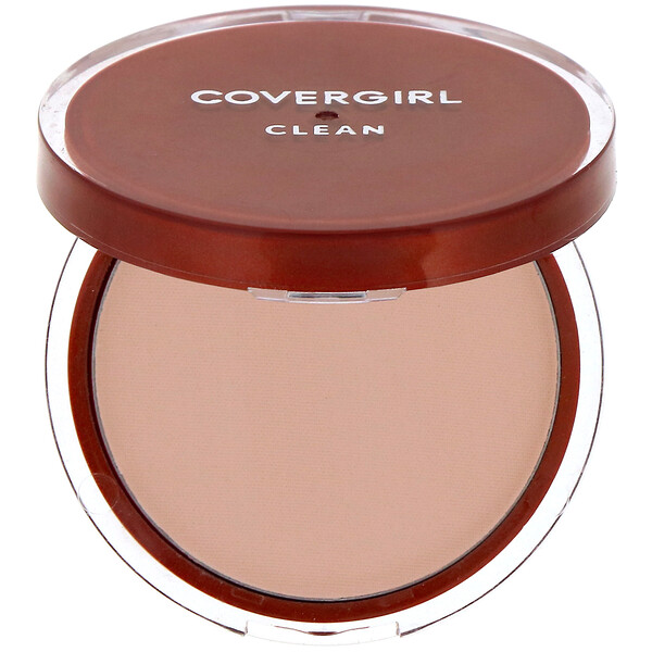 Covergirl, Clean, Base em pó compacto, 120 Natural cremoso, 11 g