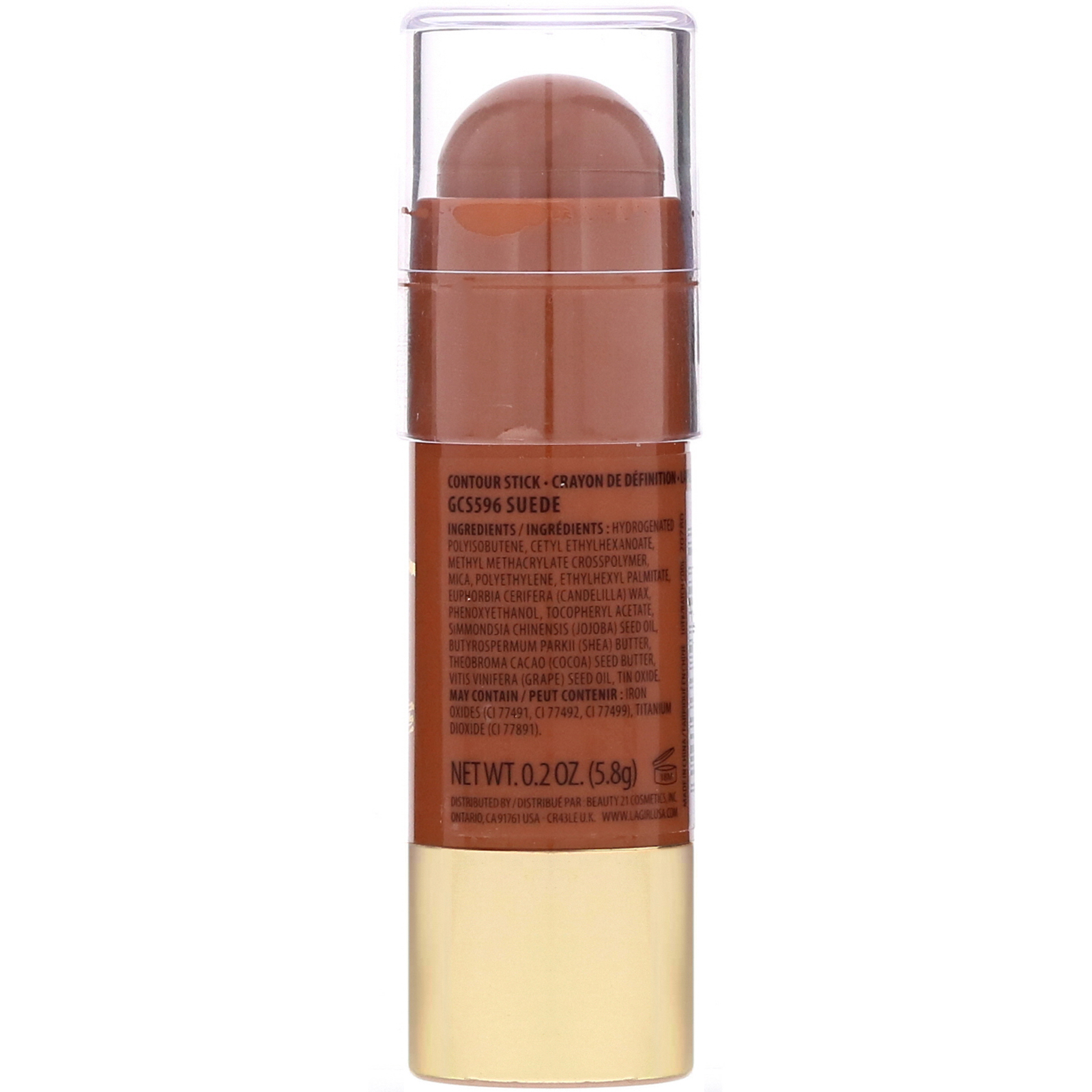 L.A. Girl, Velvet Bronzer Contour Stick, Suede, 5,8 g - Imagem 2