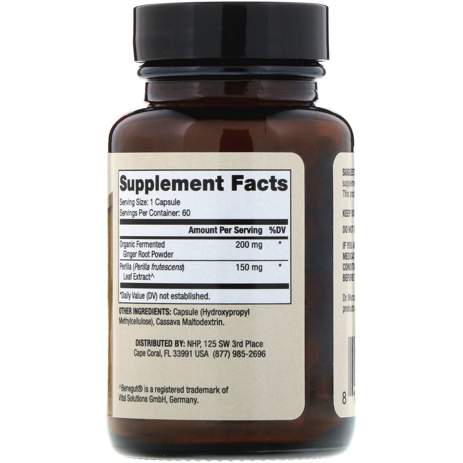 Dr. Mercola, Gengibre Fermentado, 60 Cápsulas - Imagem 2