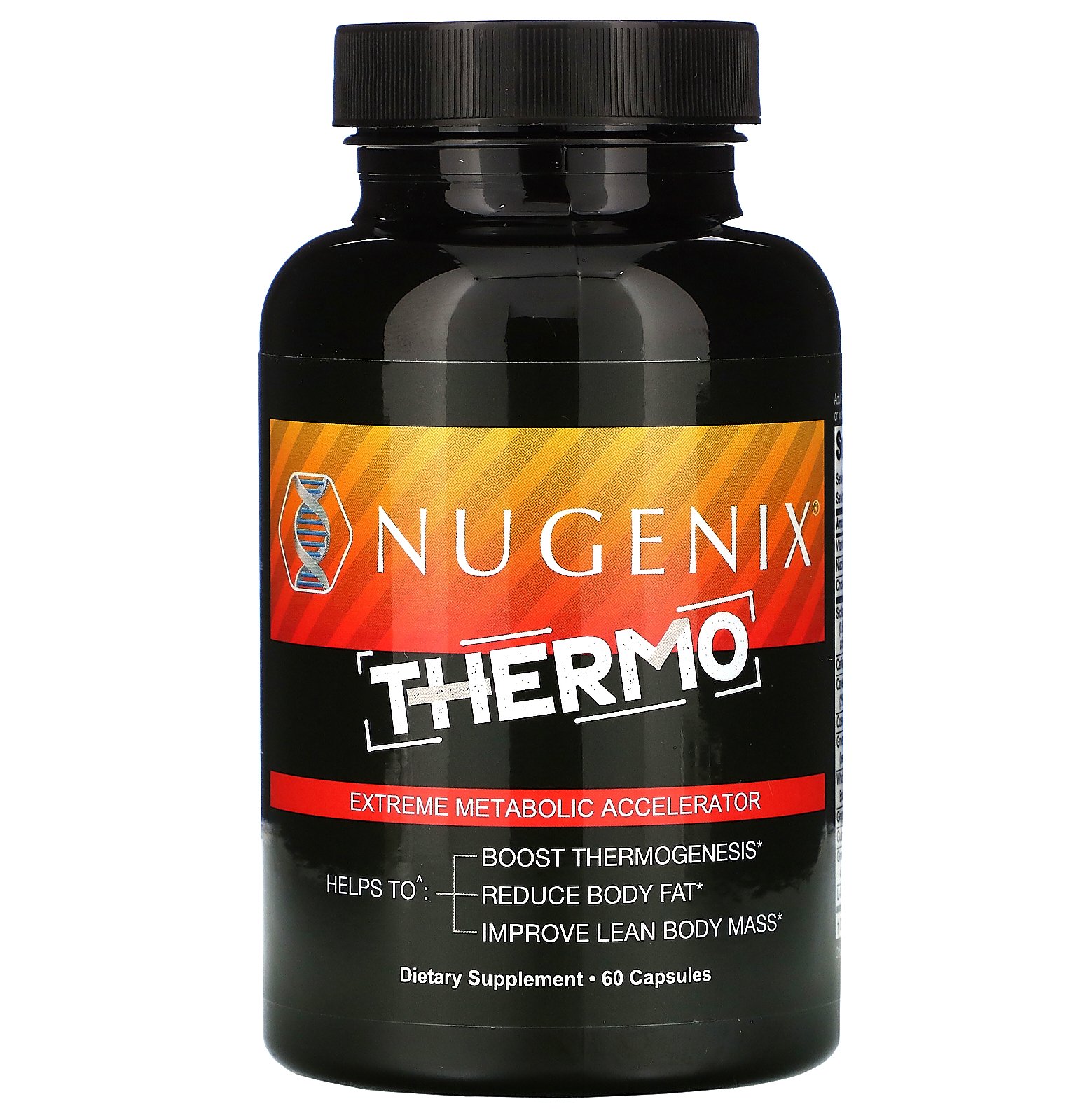 Nugenix, Thermo, Extreme Metabolic Accelerator, 60 Capsules - Imagem 3