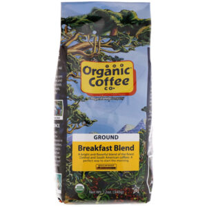 Comprar organic coffee co. , mistura de café da manhã, café moído, 340 g (12 oz) preço no brasil alimentos & lanches café suplemento importado loja 117 online promoção -