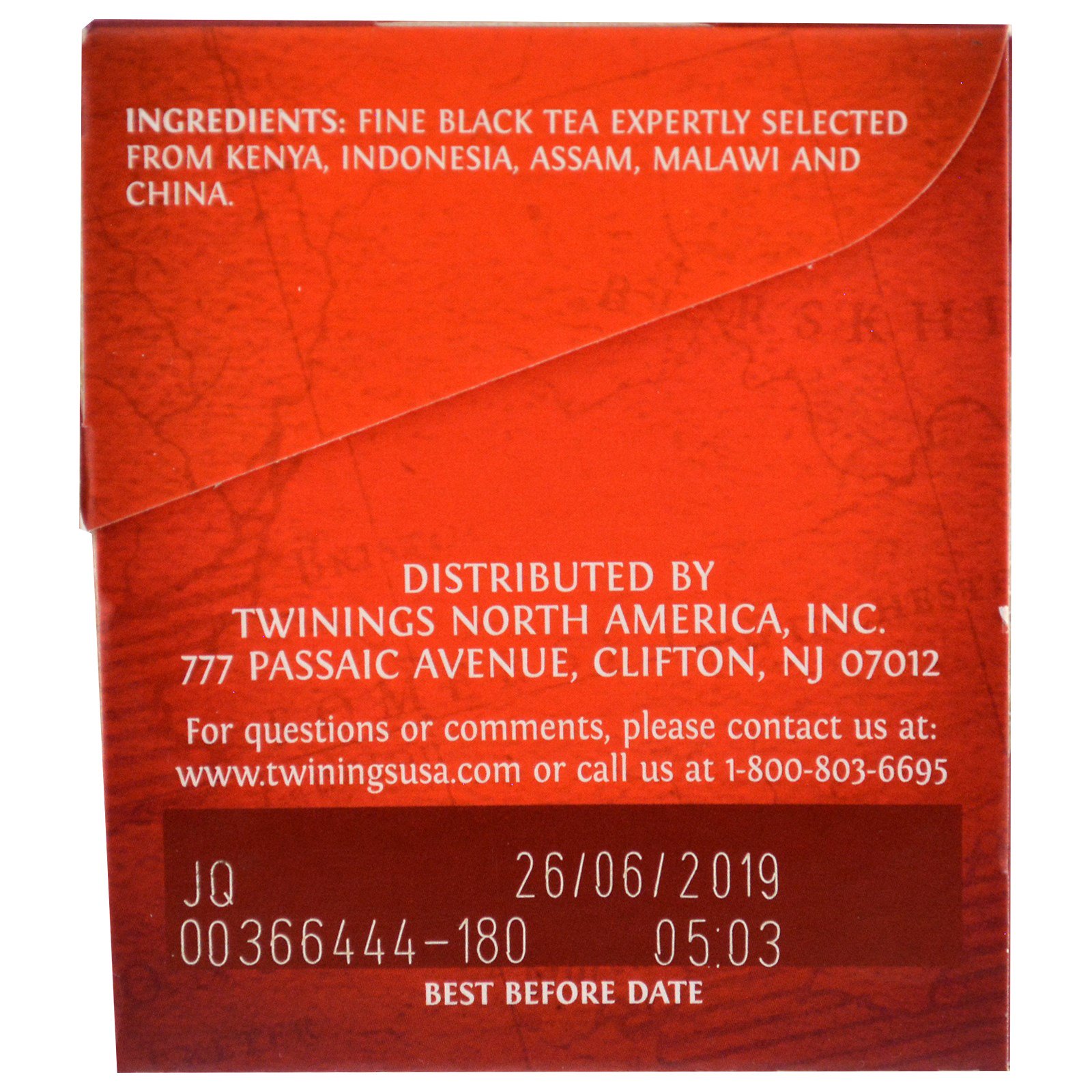 Twinings, Chá de Café da Manhã Inglês, 25 Saquinhos de Chá Individuais, 50 g - Imagem 2