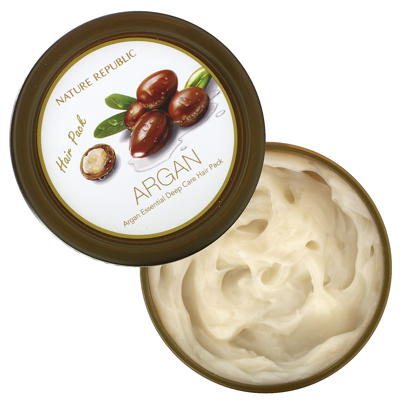 Nature Republic, Máscara Capilar Essencial de Tratamento Profundo com Argan, 200 ml (6,76 fl oz) - Imagem 4