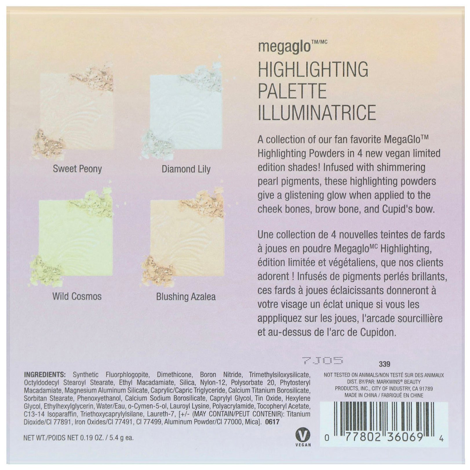 Wet n Wild, Paleta iluminadora MegaGlo, 0,19 oz (5,4 g) cada - Imagem 3