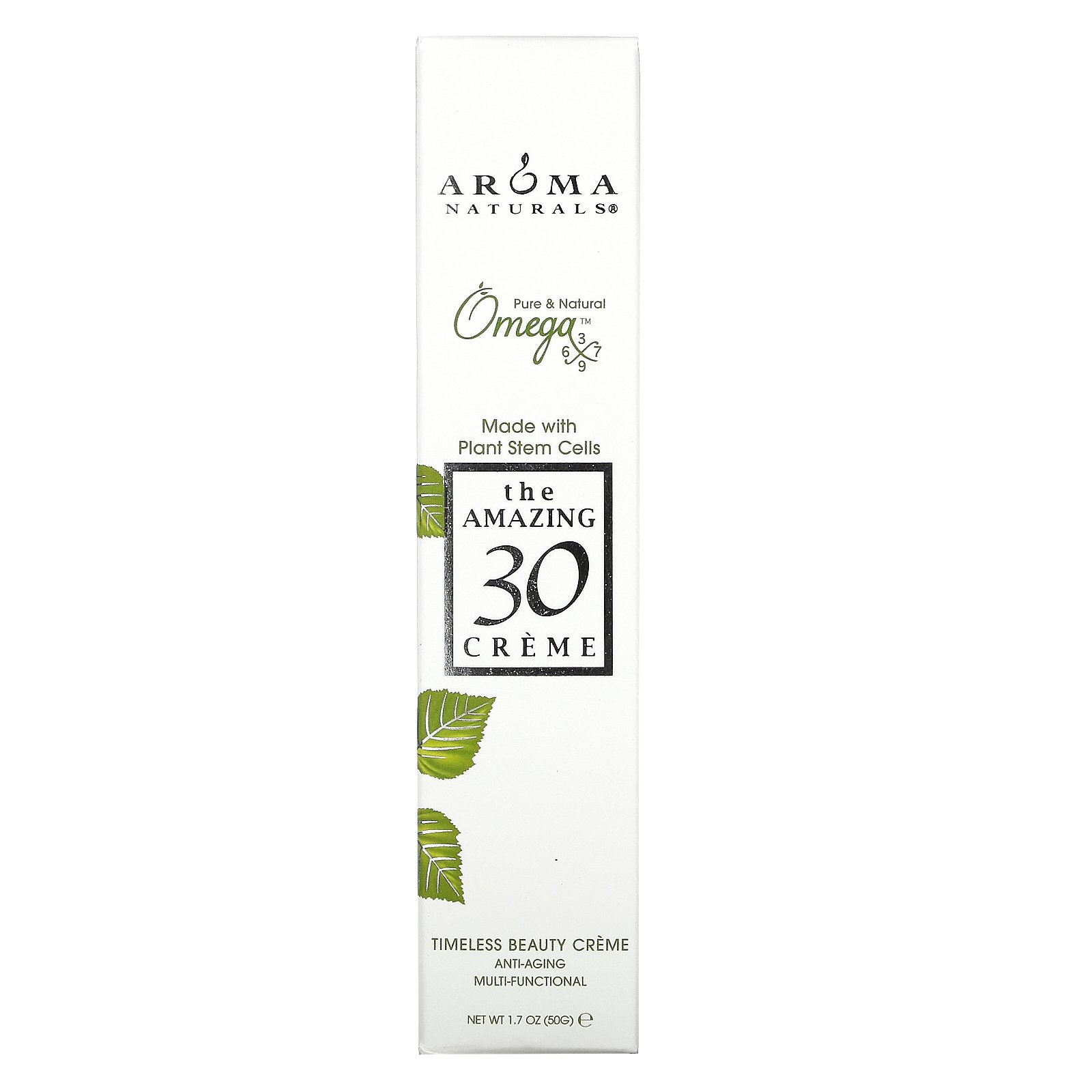 Aroma Naturals, The Amazing 30, Creme Anti-Envelhecimento Multi-Funcional, 2 oz (60g) - Imagem 2