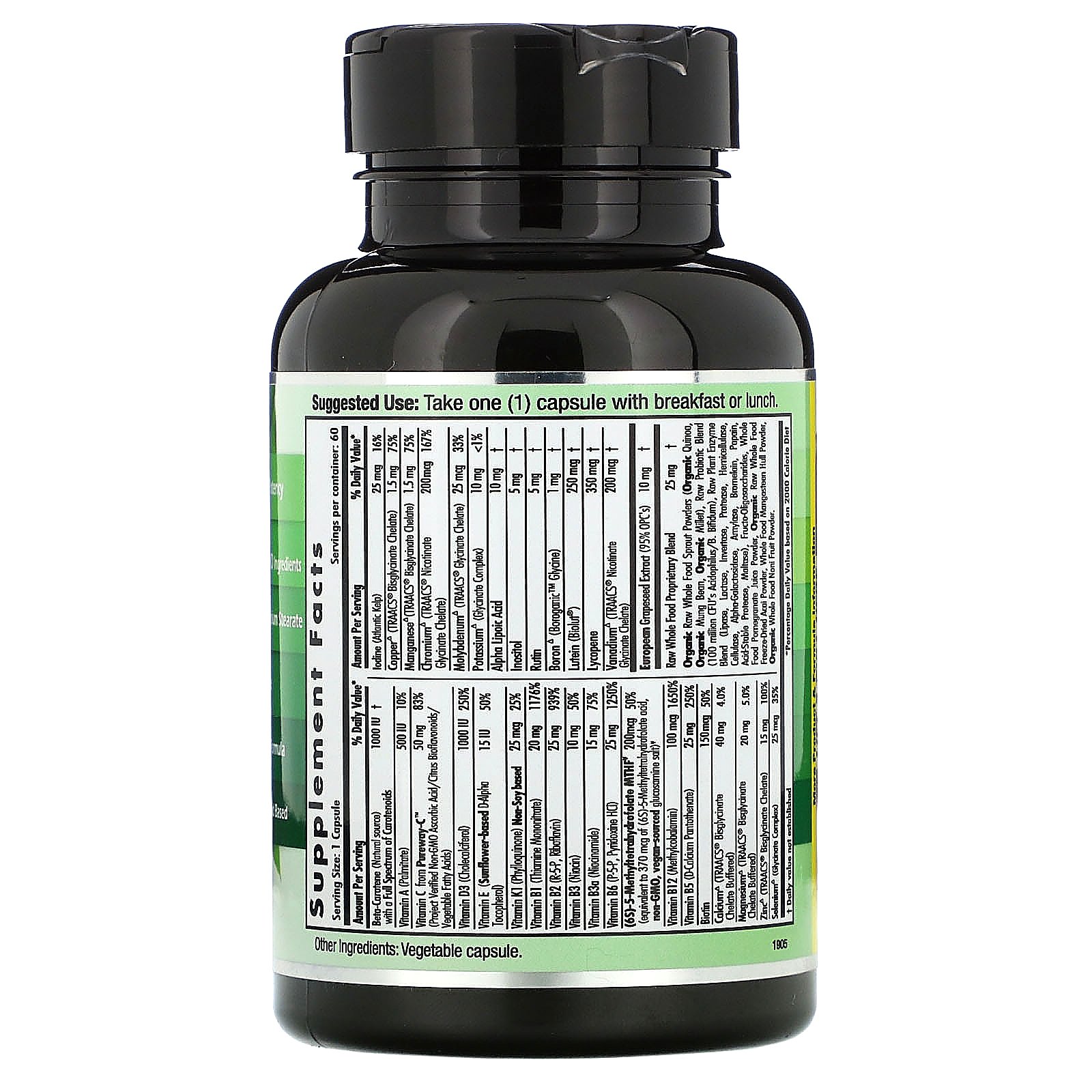 Emerald Laboratories, Coenzymated Men's 1-Daily Multi, 60 Vegetable Caps - Imagem 2