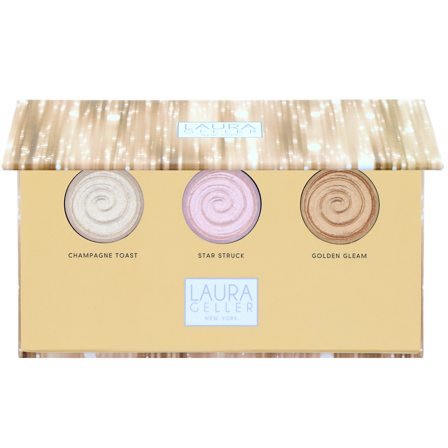 Laura Geller, Glow For It, Trio iluminador de alta definição, 1,2 g cada