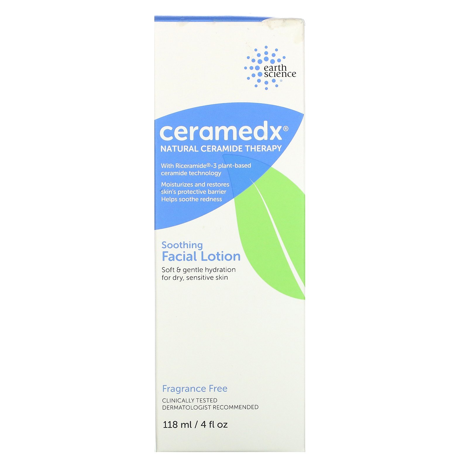 Ceramedx, Soothing Facial Lotion, Fragrance Free, 4 fl oz (118 ml) - Imagem 2