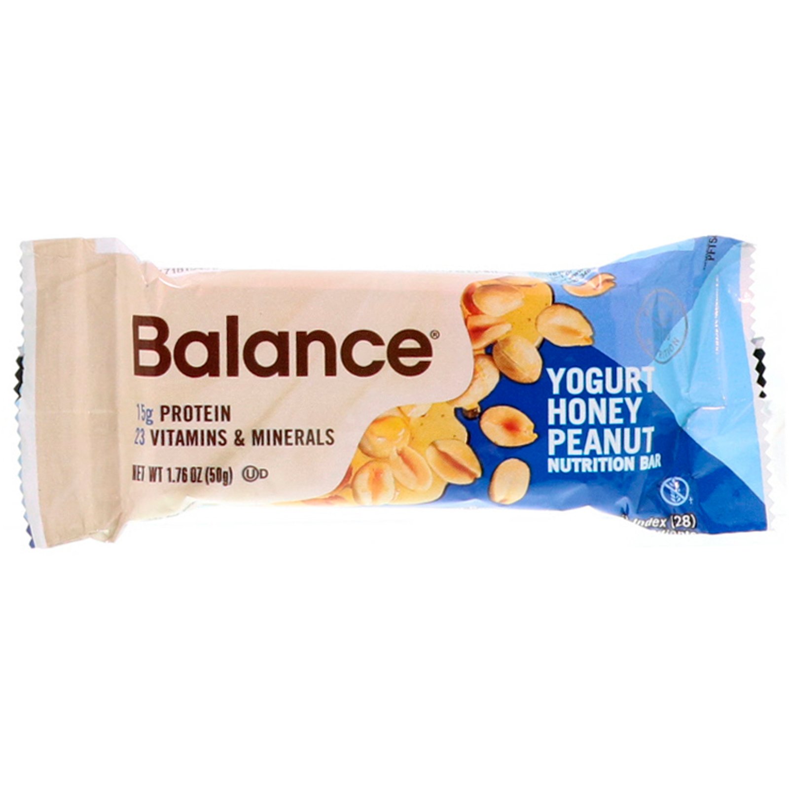 Balance Bar, Barra de Nutrição, Iogurte de Mel e Amendoim, 6 Barras, 50 g Cada - Imagem 4