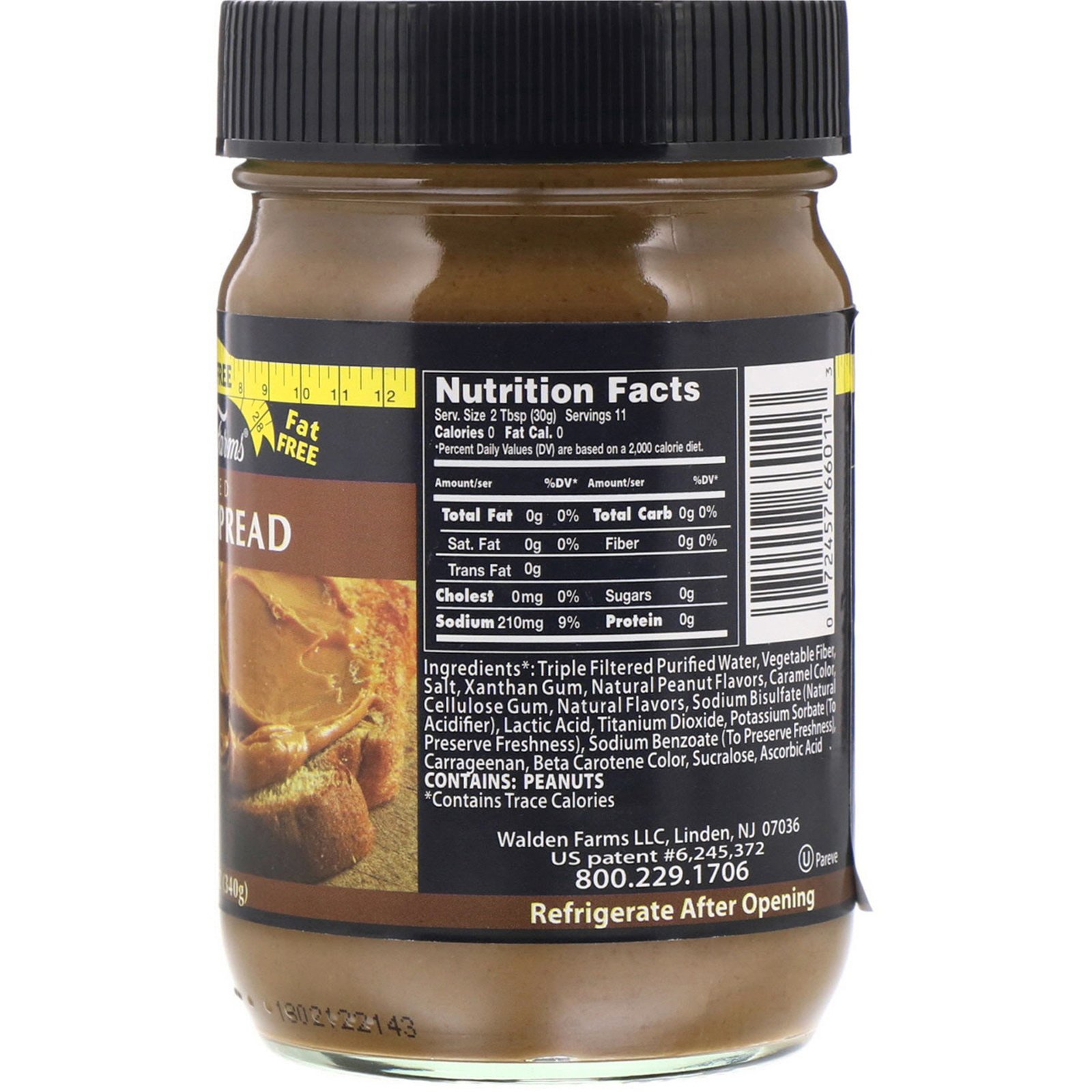 Walden Farms, Pasta de amendoim, 340 g - Imagem 2