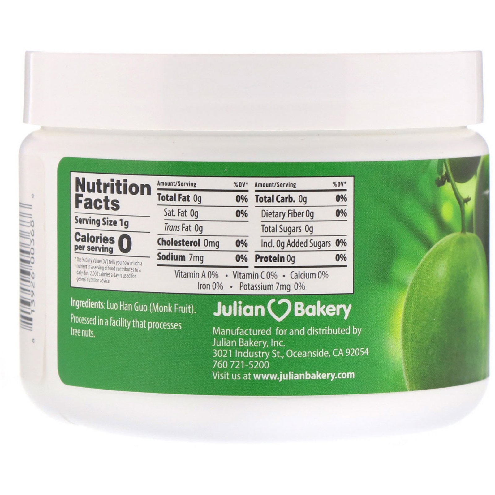 Julian Bakery, Fruta-dos-Monges Pura, 100 g (3,5 oz) - Imagem 2