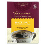 Comprar teeccino, roasted herbal tea, hazelnut, caffeine free, 10 tea bags, 2. 12 oz (60 g) preço no brasil alimentos chá chá de ervas marcas a-z teeccino suplemento importado loja 1 online promoção -