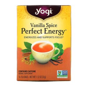 Comprar yogi tea, energia perfeita, baunilha e especiarias, 16 sacos de chá, 1,12 onças (32 g) cada preço no brasil chás e café chás para dieta & perda de peso suplemento importado loja 63 online promoção - 7 de agosto de 2022