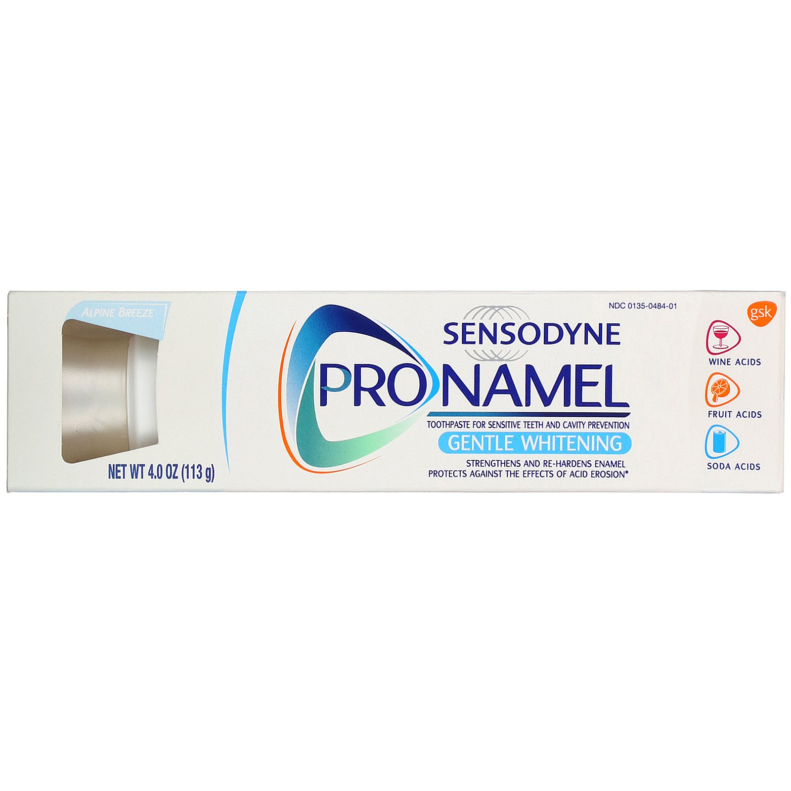 Sensodyne, ProNamel, Gentle Whitening Toothpaste, 4.0 oz (113 g) - Imagem 2
