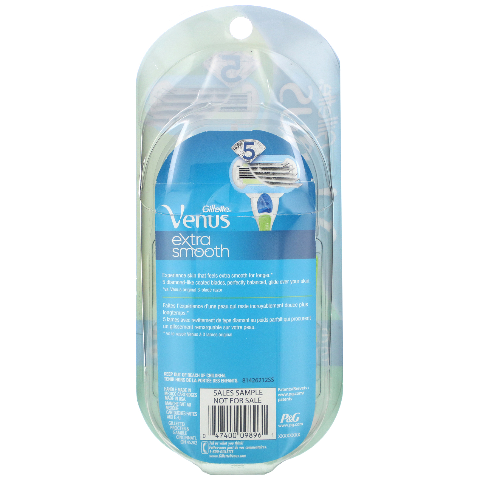 Gillette, Venus, Extra Smooth, 1 lâmina + 2 refis - Imagem 2