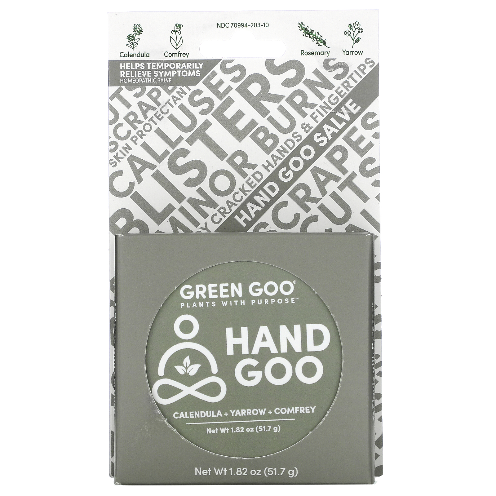 Green Goo, Hand Goo Salve, 1.82 oz (51.7 g) - Imagem 2