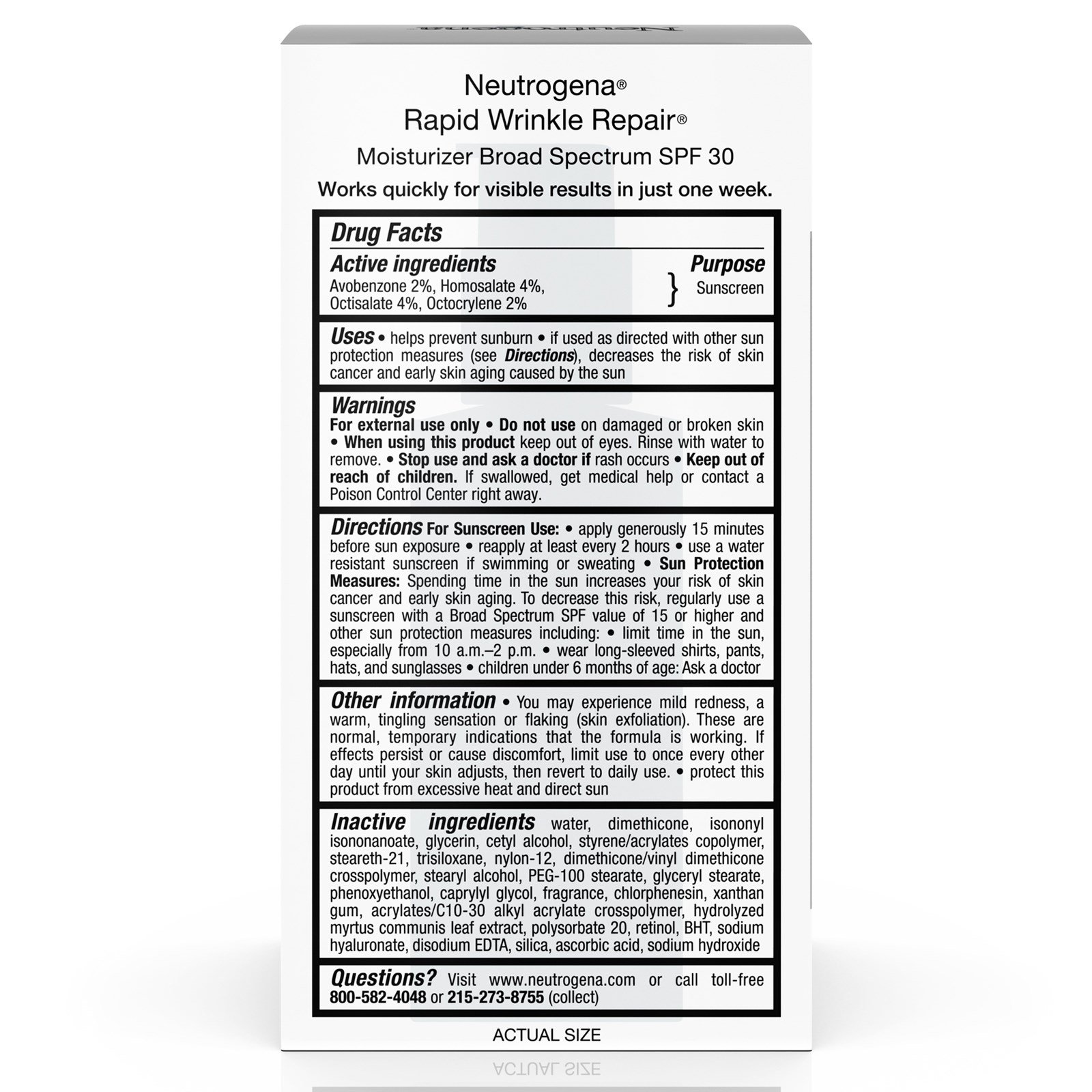 Neutrogena, Rapid Wrinkle Repair Moisturizer SPF 30, 1 fl oz (29 ml) - Imagem 3