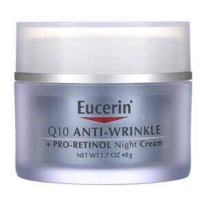 Comprar eucerin, q10 anti-wrinkle + pro-retinol night cream , 1. 7 fl oz (48 g) preço no brasil absorventes cuidados pessoais & beleza suplemento importado loja 21 online promoção - 7 de julho de 2022