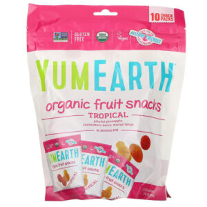 Comprar yumearth, petiscos de frutas orgânicas tropicais, 10 embalagens, 0,62 oz (17,6 g) cada preço no brasil alimentos & lanches doces suplemento importado loja 87 online promoção -