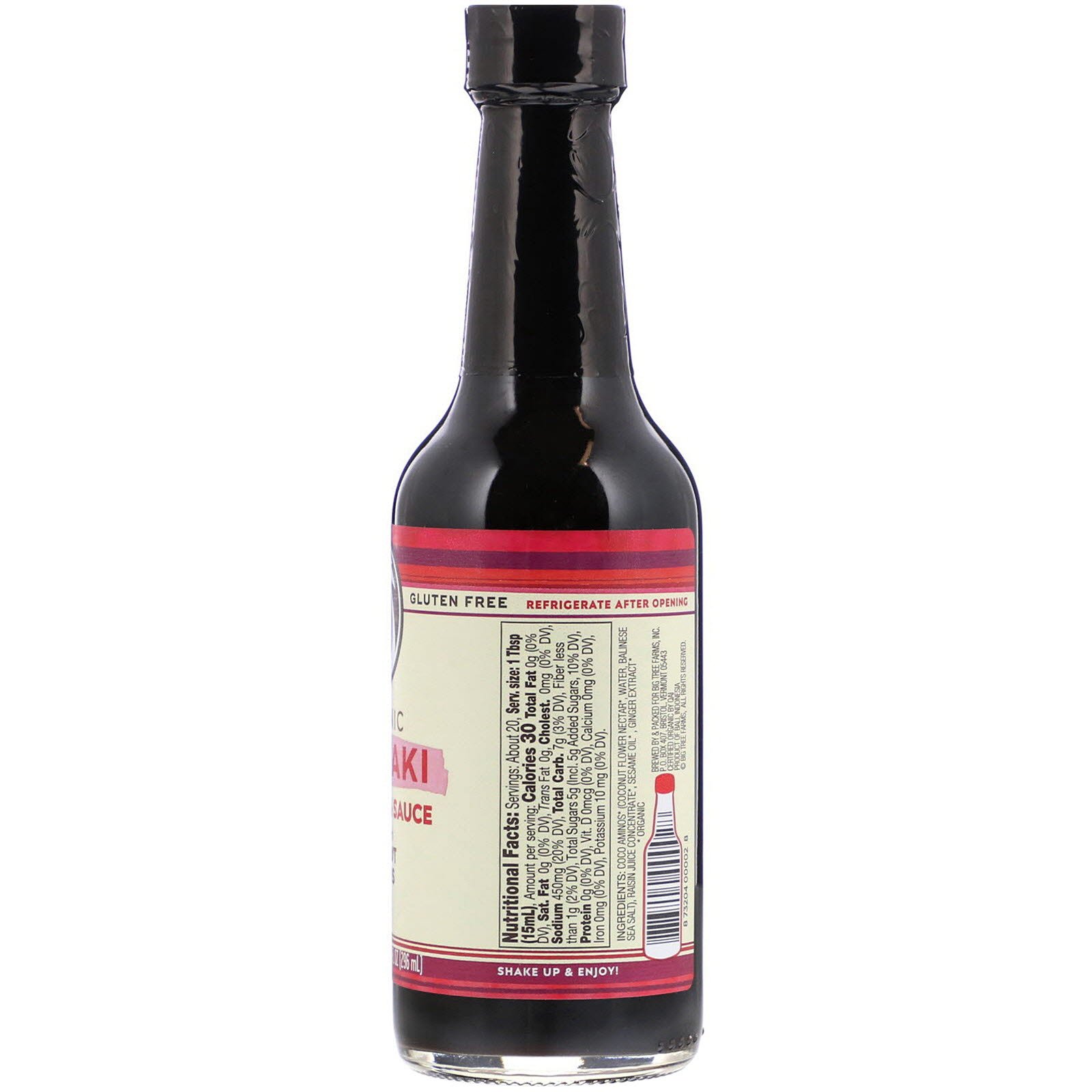 Big Tree Farms, Marinada e molho orgânico, Teriyaki, 296 ml (10 fl oz) - Imagem 2