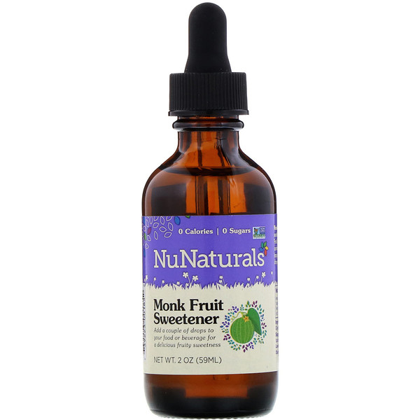 NuNaturals, Monk Fruit Sweetener, 2 oz (59 ml)