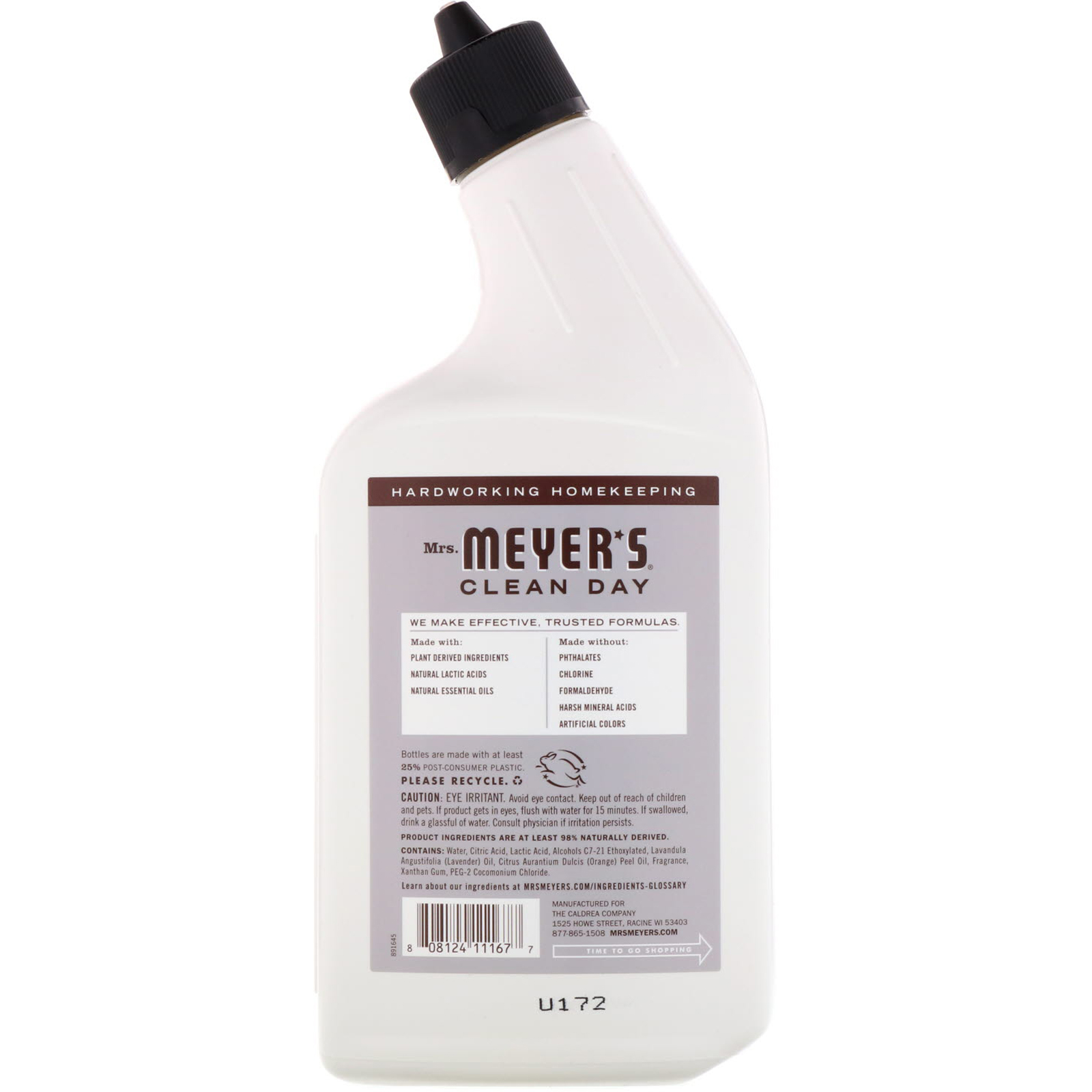Mrs. Meyers Clean Day, Limpador para Vaso Sanitário, Aroma de Lavanda, 24 fl oz (710 ml) - Imagem 2