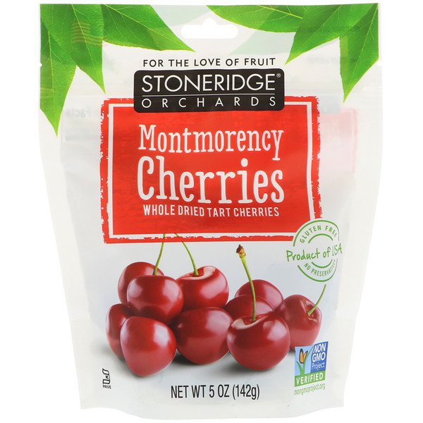 Stoneridge Orchards, Cerejas de Montmorency, Cerejas Integrais Desidratadas, 142 g (5 oz)